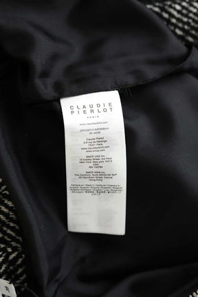 Mi-longueur Claudie Pierlot  Noir