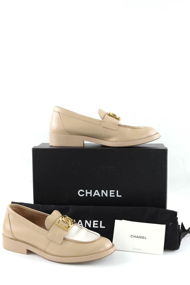 Mocassins Chanel  Beige