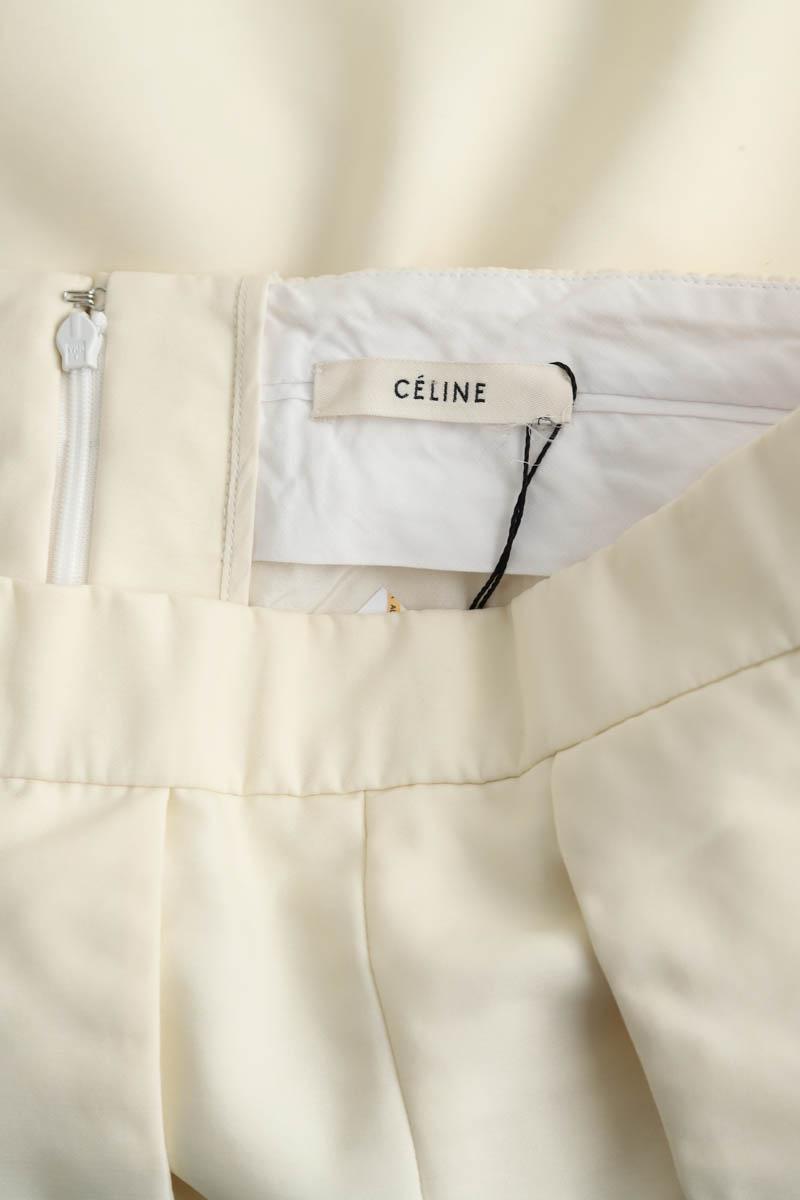 Mi-longueur Celine  Blanc
