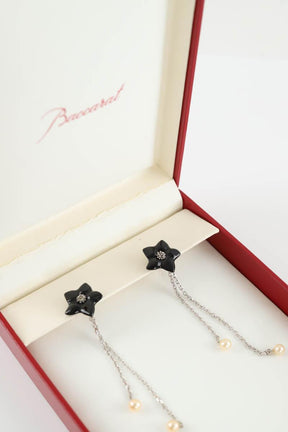 Boucles d'oreilles Baccarat  Argent