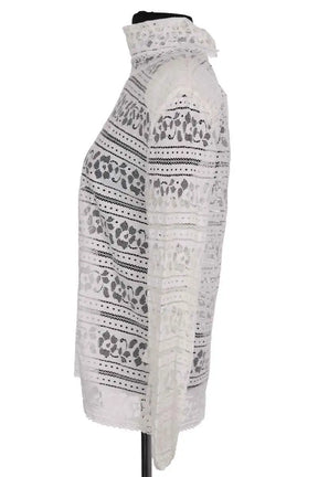 Blouse Sandro Blanc en Coton