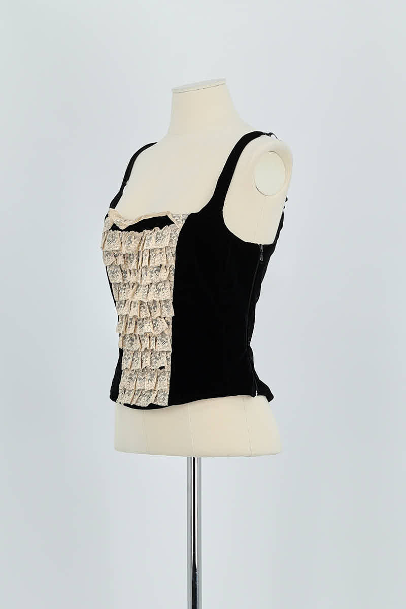 Tops sans manche Valentino  Noir