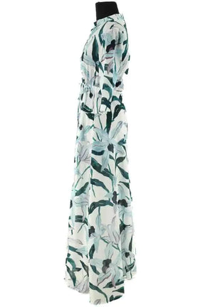 Robe Tory Burch Vert en Coton