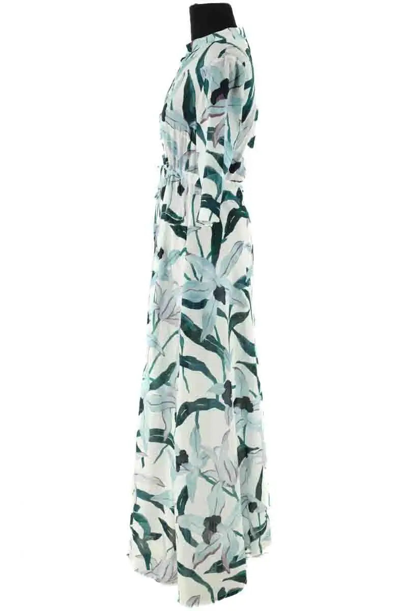 Robe Tory Burch Vert en Coton
