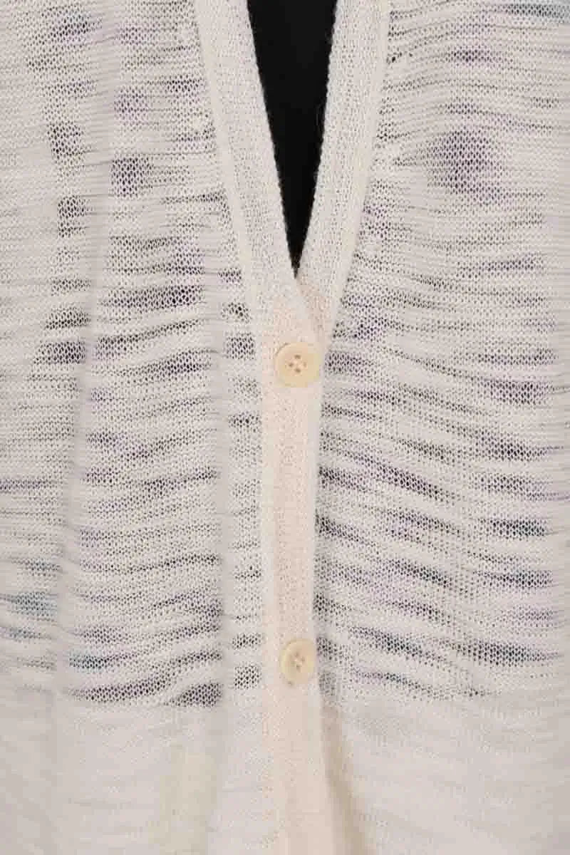 Cardigan Helmut Lang Beige en Synthétique