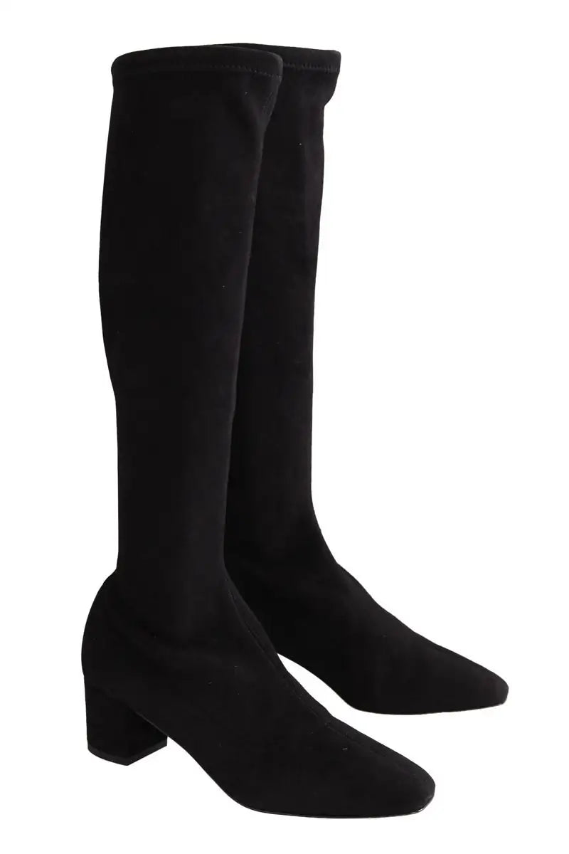 Bottes LK Bennett Eldon Noir en Daim