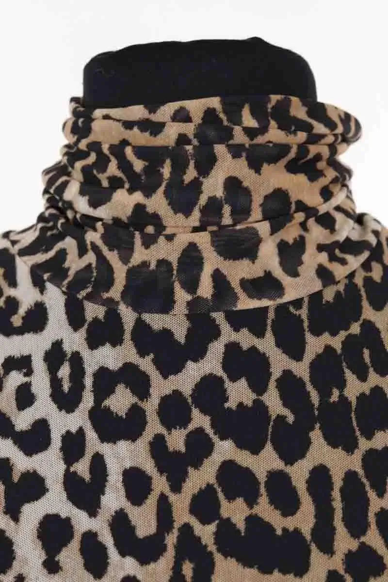 Top Ganni Beige en Synthétique