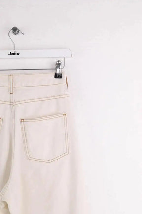 Jean droit Bellerose Beige en Coton