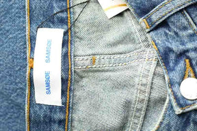 Droit Samsoe Samsoe  Bleu