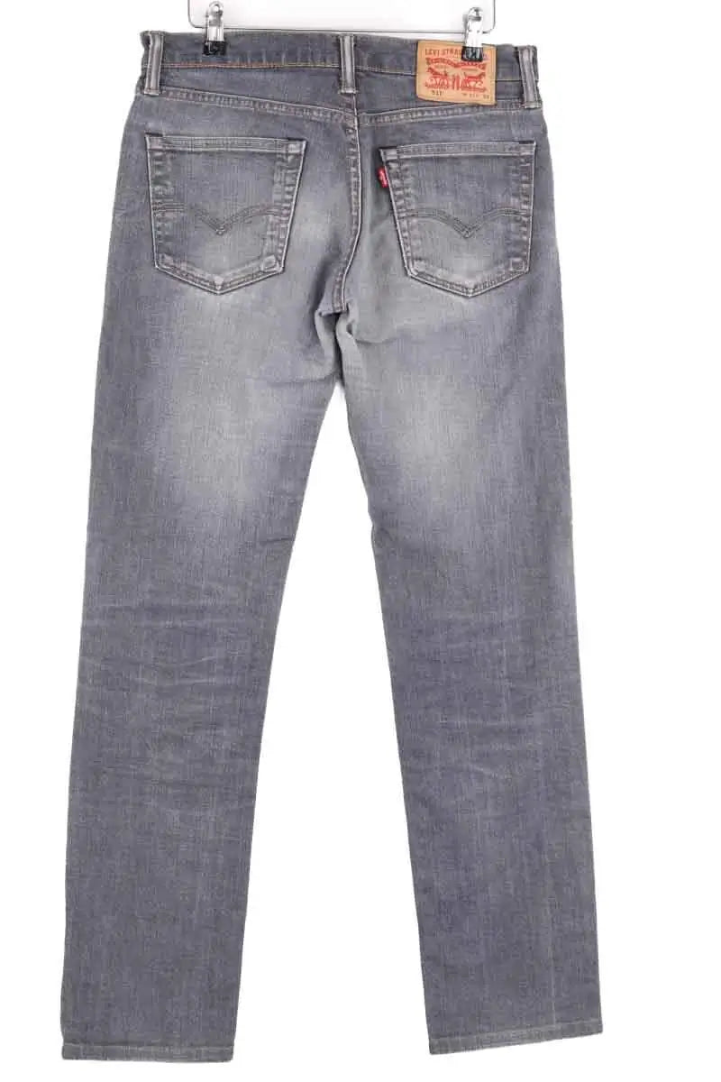 Jean droit Levi's 511 Gris en Coton