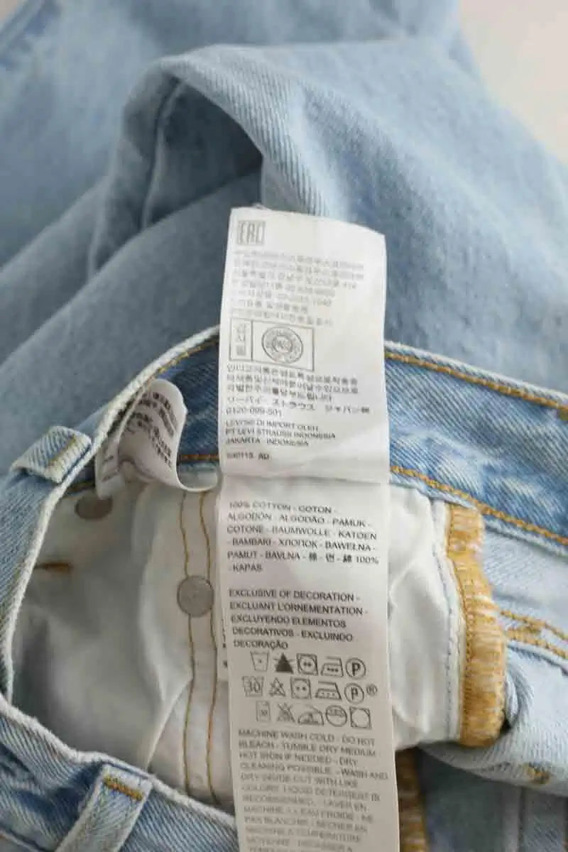 Jean droit Levi's  Bleu
