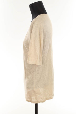 T-shirts Majestic Filatures  Beige