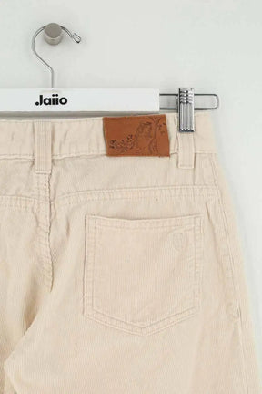 Pantalon Maje Beige en Velours
