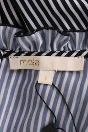 Robe Maje Noir en Viscose