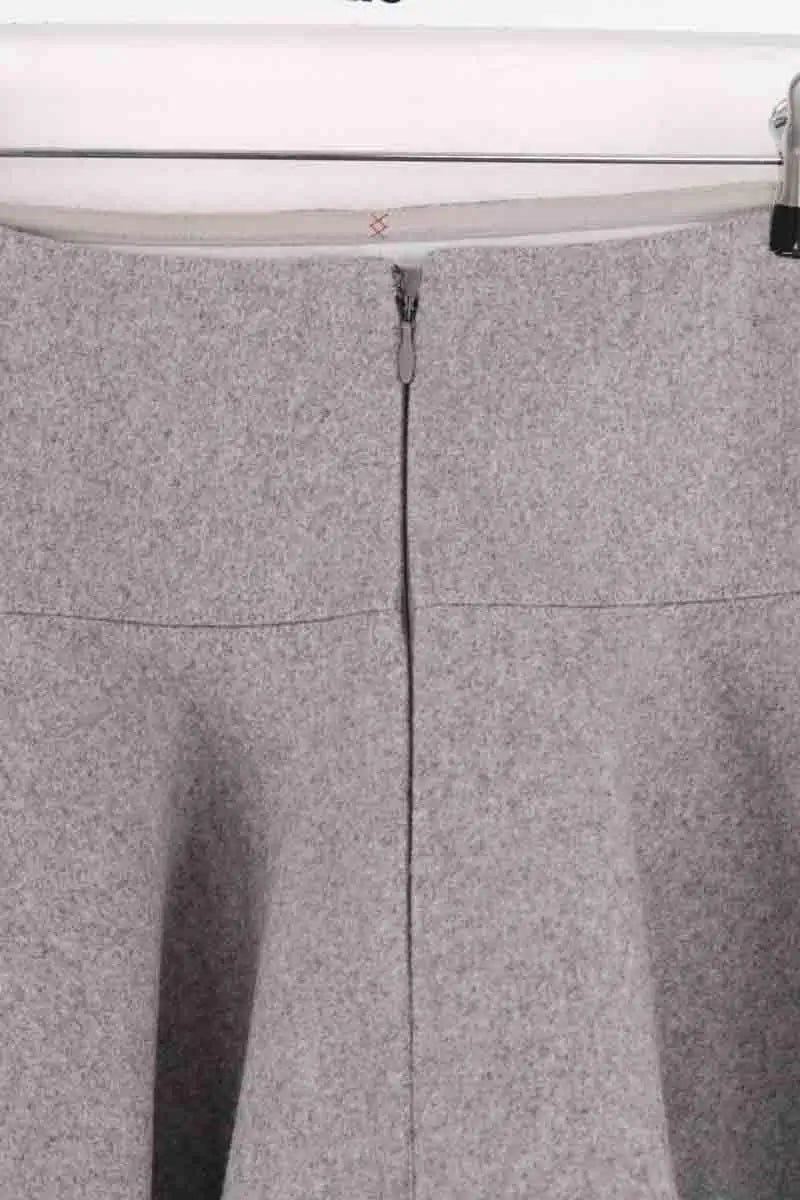 Jupe Alaïa Gris en Laine