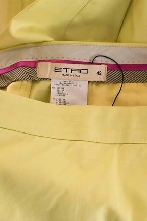 Droit Etro  Jaune