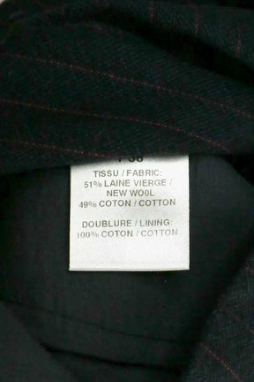Mini short Maje Bleu en Laine