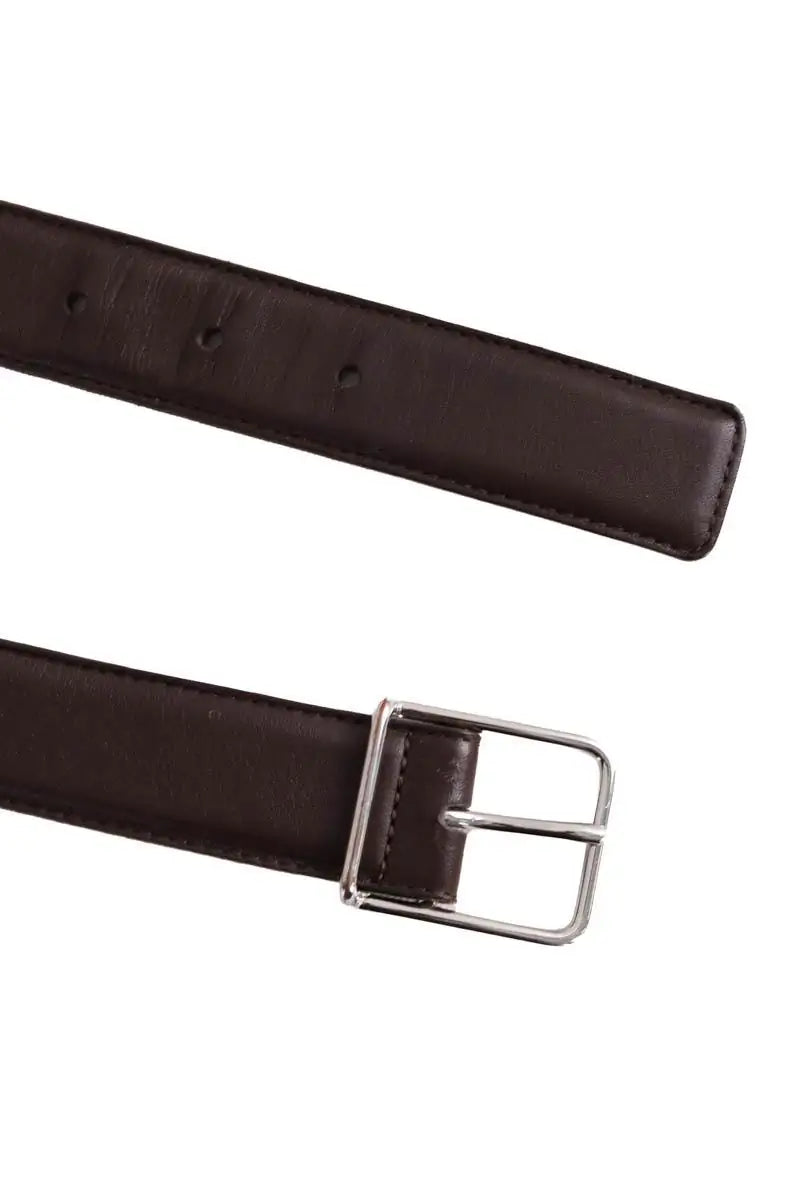 Ceinture en cuir Maison Boinet Marron en Cuir