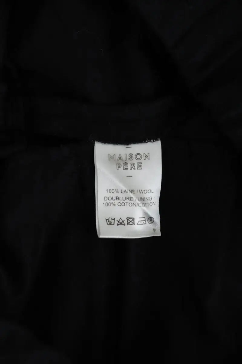 Pantalon Carot Maison Père  Noir