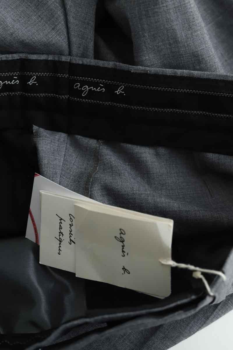 Pantalon droit Agnès B.  Gris