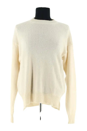 Pull Officine Générale Ecru en Cachemire, taille S - Seconde Main