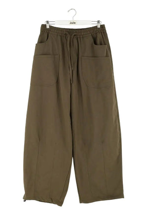 Pantalon large The Frankie Shop Kaki en Synthétique, taille L - Seconde Main