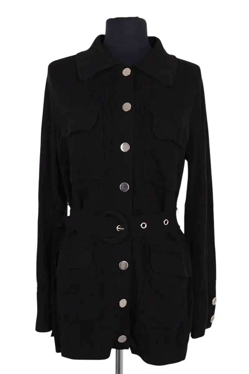 Gilet Claudie Pierlot Noir en Viscose, taille XXS - Seconde Main