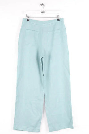 Pantalon large Claudie Pierlot Vert en Lin