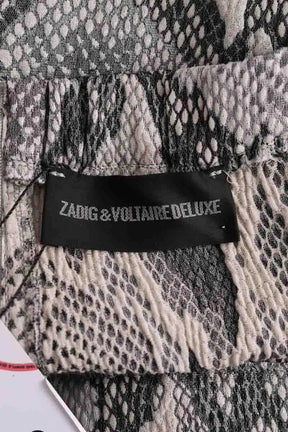 Pantalon court Zadig & Voltaire Gris en Coton