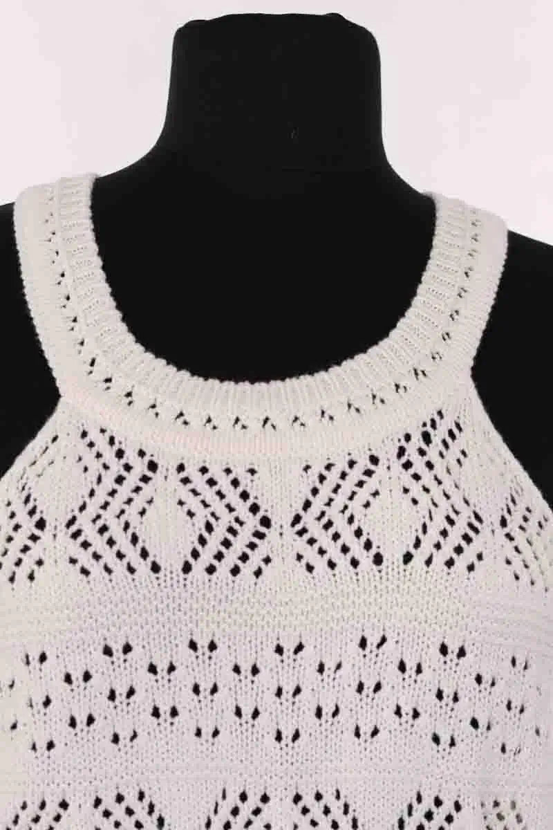 Top sans manche Sézane Beige en Coton