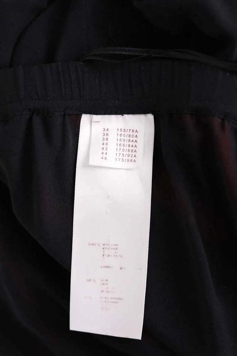 Robe Louis Vuitton Noir en Soie