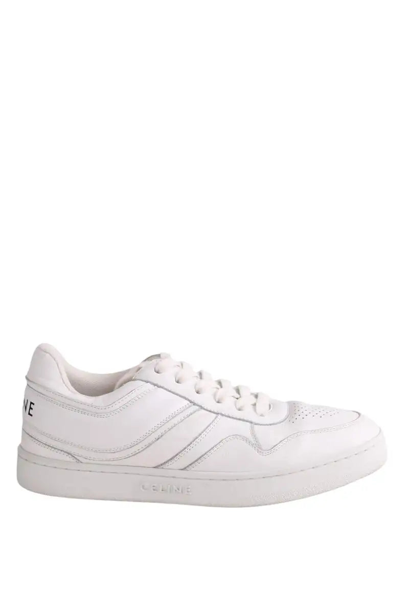 Baskets Celine Blanc en Cuir, taille 37 - Seconde Main