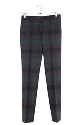 Pantalon droit Jil Sander Argent en Laine, taille S - Seconde Main