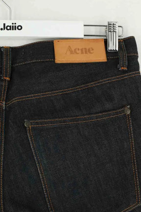 Jean droit Acne Studios Bleu en Coton