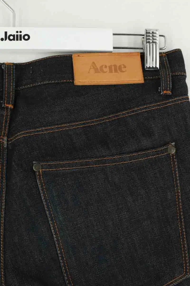 Jean droit Acne Studios Bleu en Coton