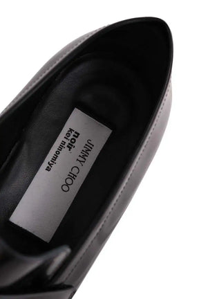 Mocassins Jimmy Choo Noir en Cuir