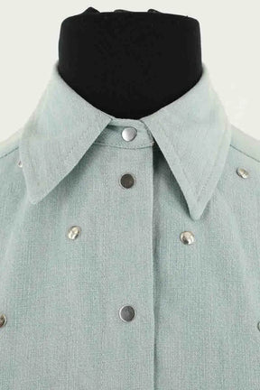 Chemise Roseanna Bleu en Coton