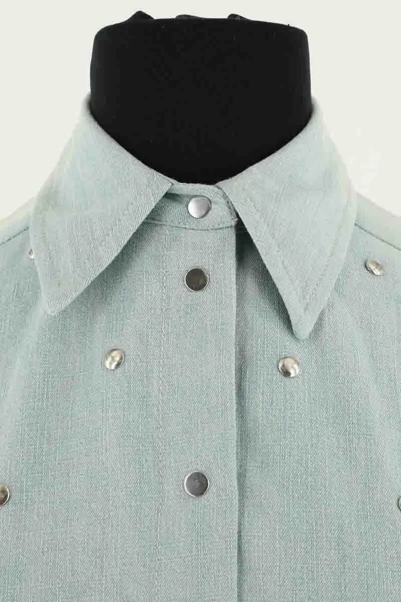 Chemise Roseanna Bleu en Coton