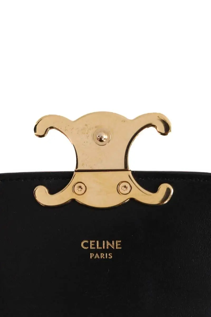 Mini sac Celine Mini Claude Noir en Cuir