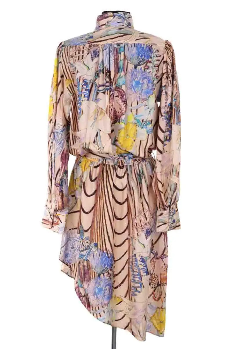 Robe Valentine Gauthier Multicolore en Soie