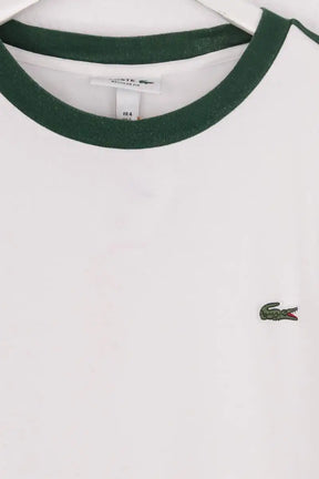 T-shirt Lacoste Blanc en Coton