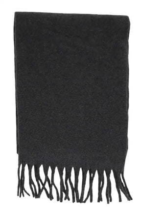 Foulard American Vintage Anthracite en Laine - Seconde Main