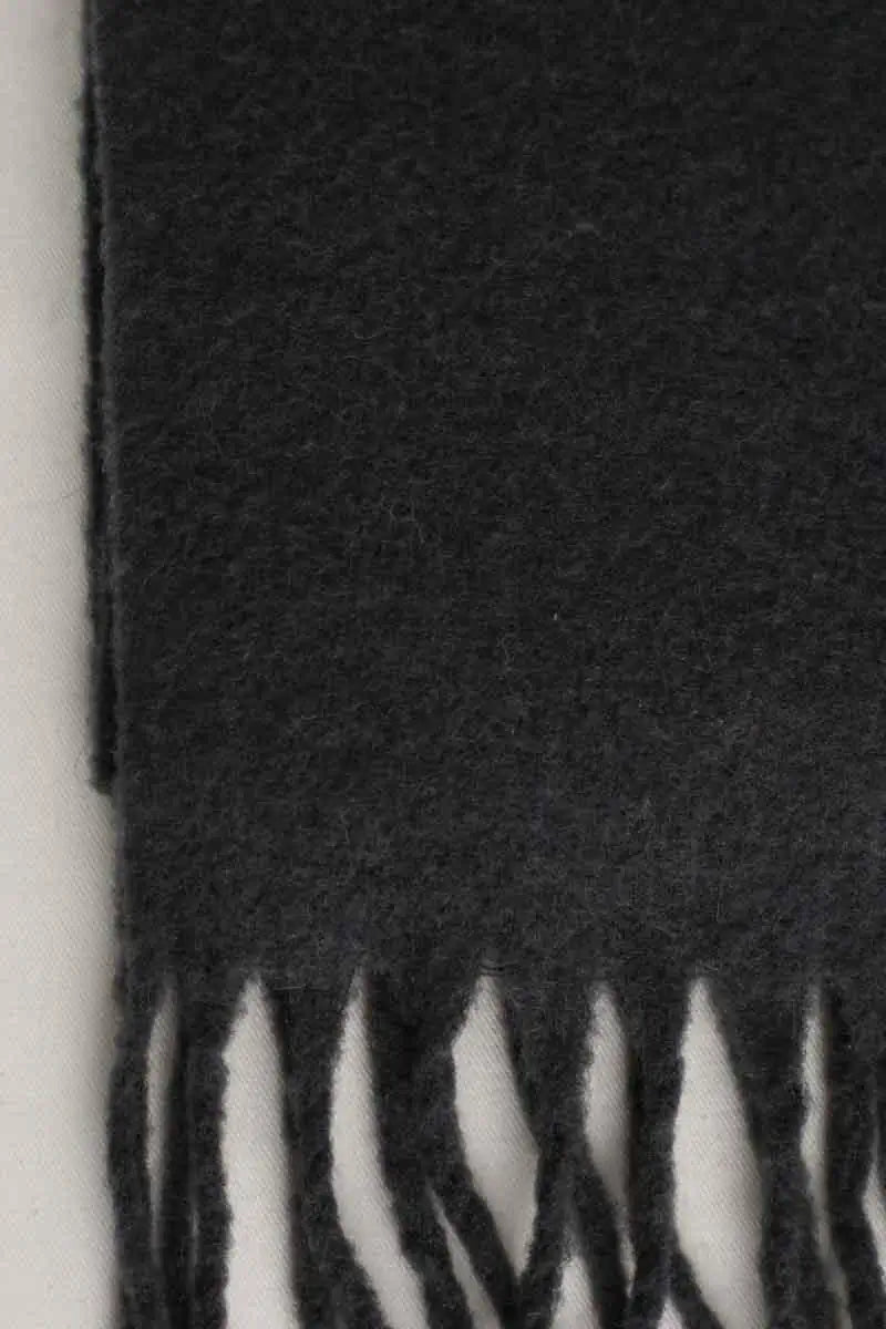 Foulard American Vintage Anthracite en Laine