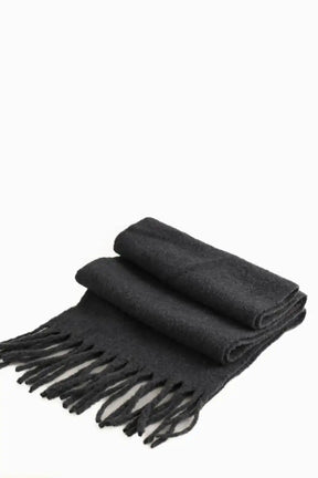 Foulard American Vintage Anthracite en Laine
