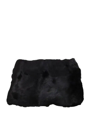 Foulard Celine Noir en Fourrure - Seconde Main
