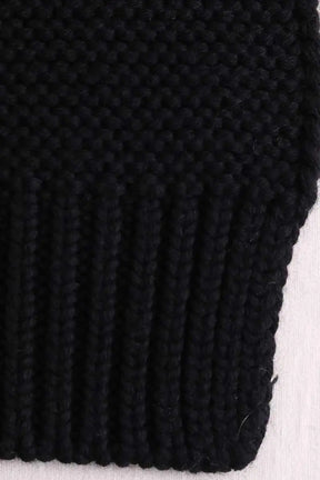 Foulard Courrèges Noir en Laine