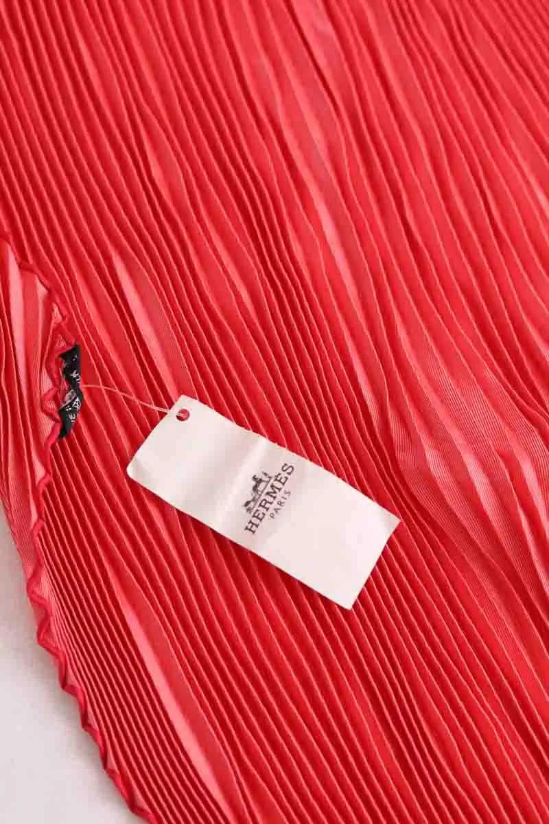 Foulard Hermès Rose en Soie