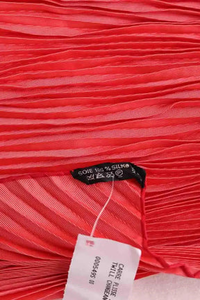 Foulard Hermès Rose en Soie