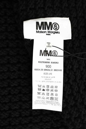 Foulard Maison Martin Margiela Noir en Laine