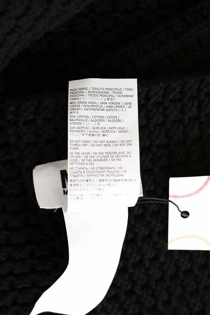 Foulard Maison Martin Margiela Noir en Laine